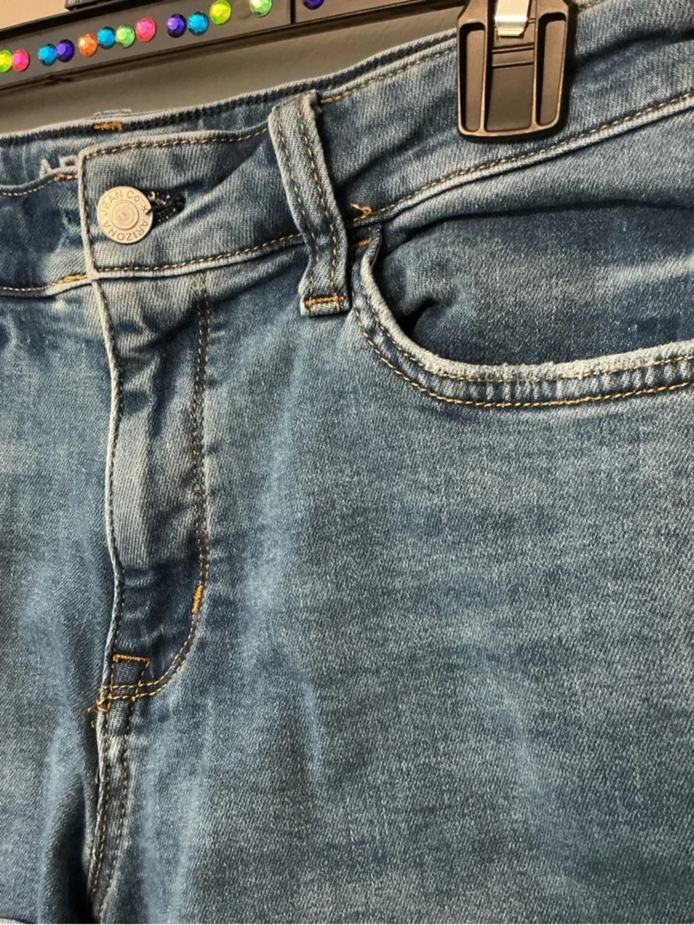 Arizona Denim Shorts W/Fold